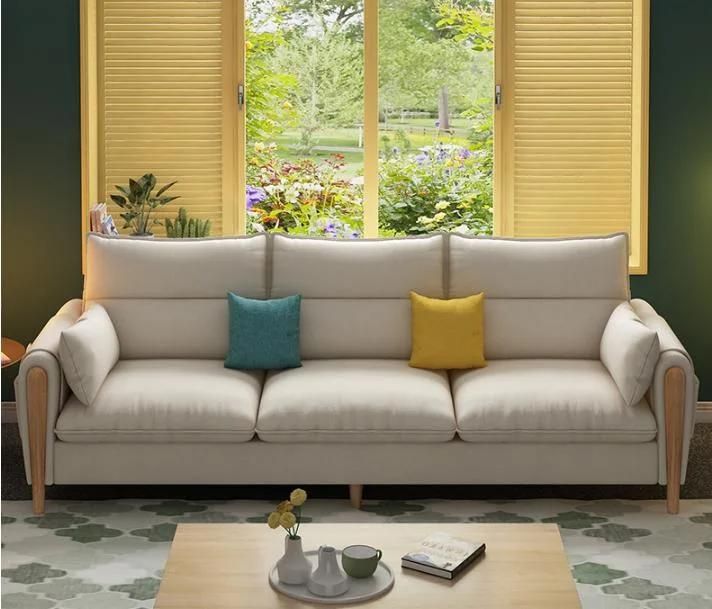 Fabric Sofa Small Apartment Modern Minimalist Technology Cloth Premium Version Sofa