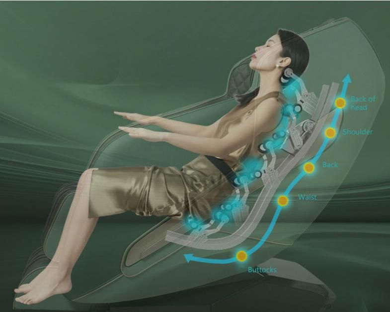 Multifunctional SL Guide Rail 3D Massage Hand and Bluetooth Music Zero Gravity Space Capsule Massage Sofa