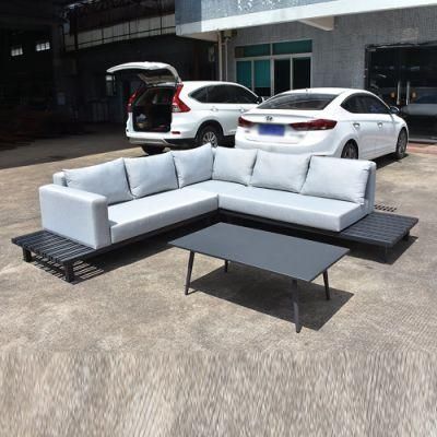 Wholesales Comfortable Hotel Home Garden Furniture Sectional Corner Sofa Outdoor Sofa