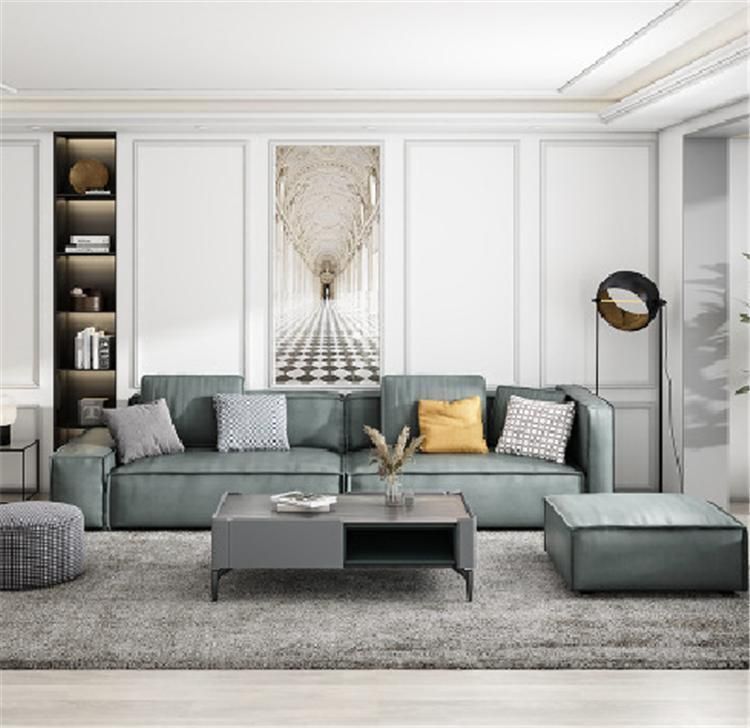 Modern Living Room Furniture High Quality Fabric Grey Sofa