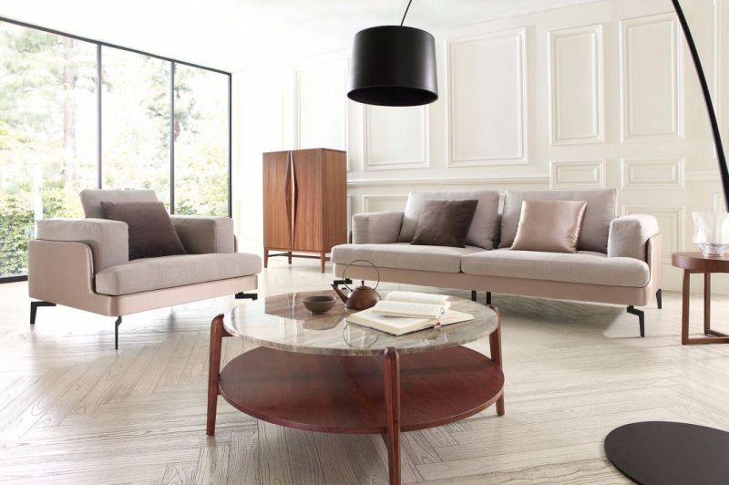 Modern Design Living Room Genuine Leather Sofa