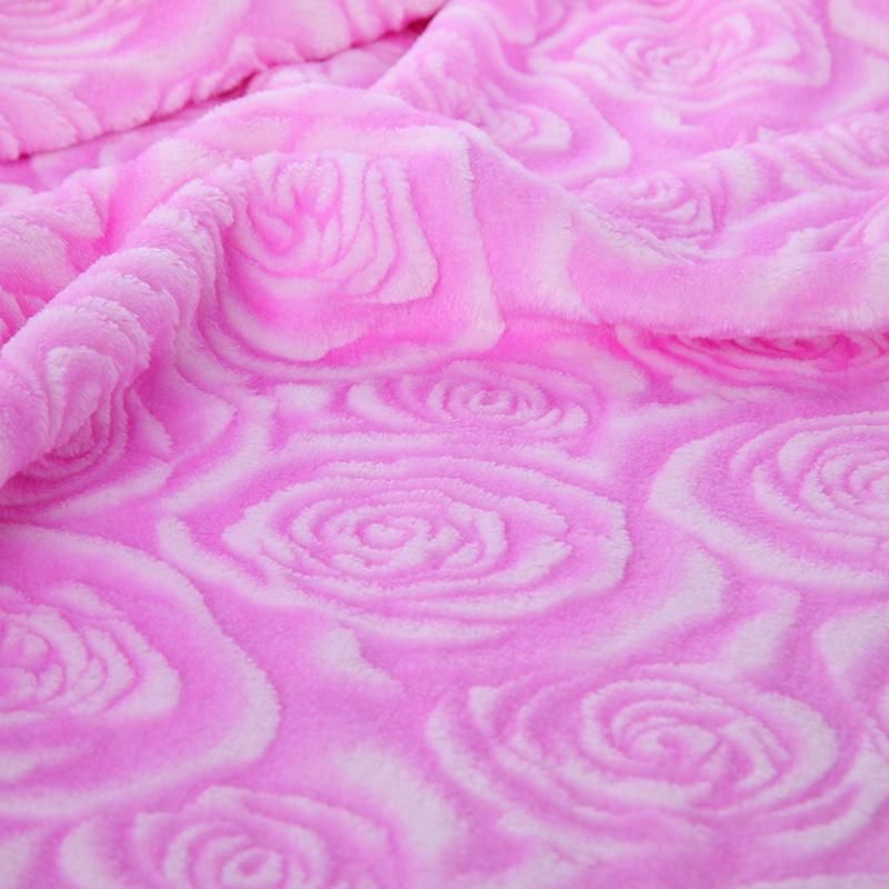 100% Polyester Super Soft and Cozy Microfiber Jacquard Blanket for Sofa Super Soft Fleece Blanket Flannel Fleece Blanket F