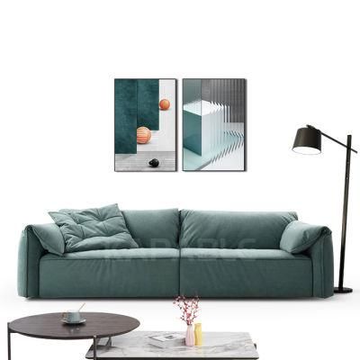 Modern Fabric Sofa Contemporary Couch Leisure Home Sofa for Living Room Furniture Set