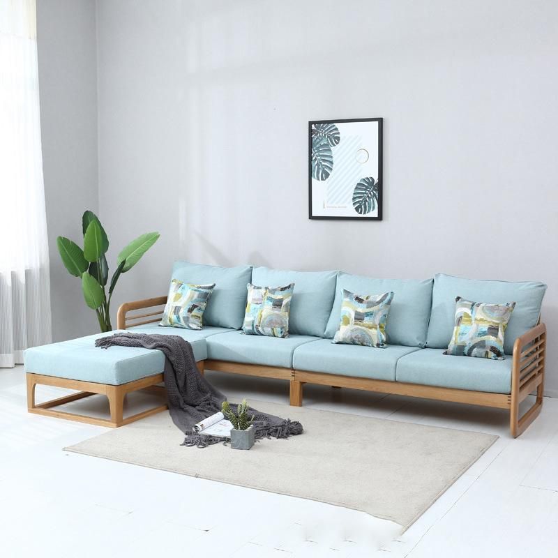 Modern Simple Solid Wood Custom Sofa Set