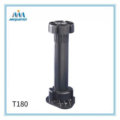 T180 Plastic Cabinet Legs with Adjustable Height 150-180mm Screw Type