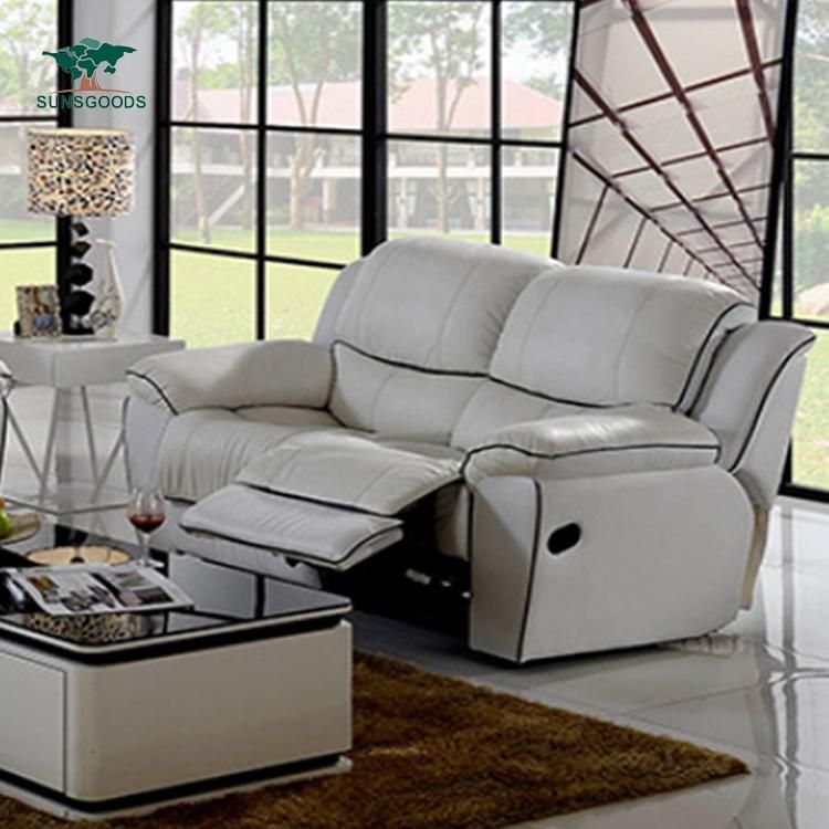 Elegant 5 Seater Leather Recliner Chairs Lift 2 2 1 Leather Sofa