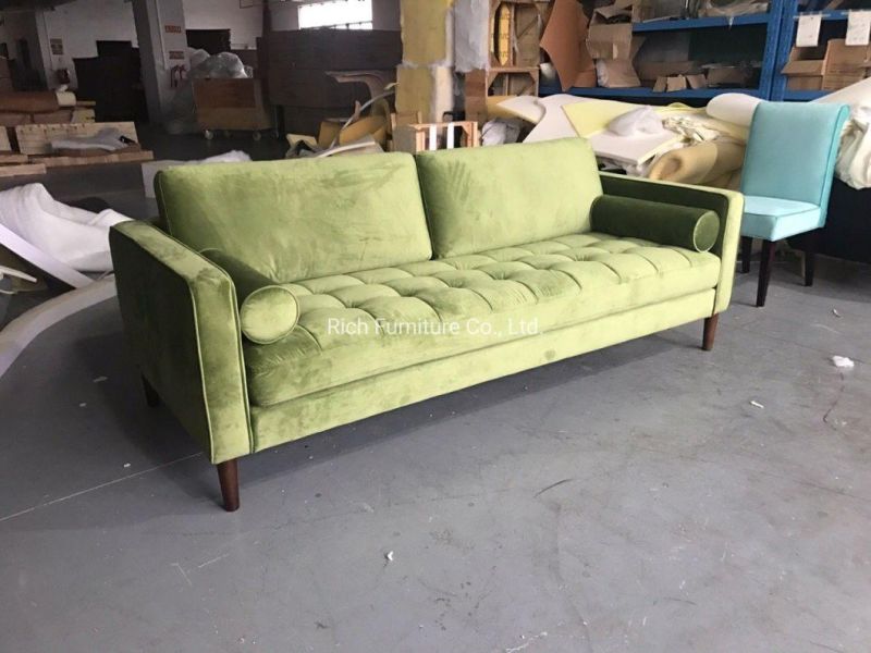 Living Room Lounge Furniture Sofa Fabric 3 Seater Couch