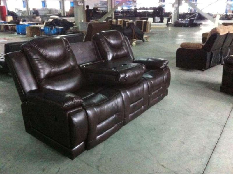 Gel Leather Recliner Sofa for Living Room Furniture