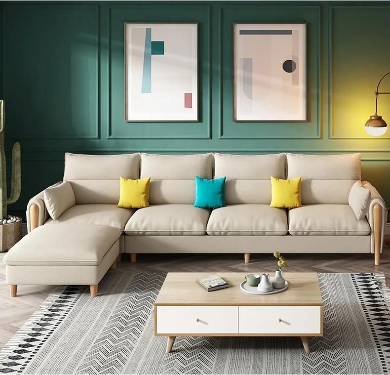 Fabric Sofa Small Apartment Modern Minimalist Technology Cloth Premium Version Sofa