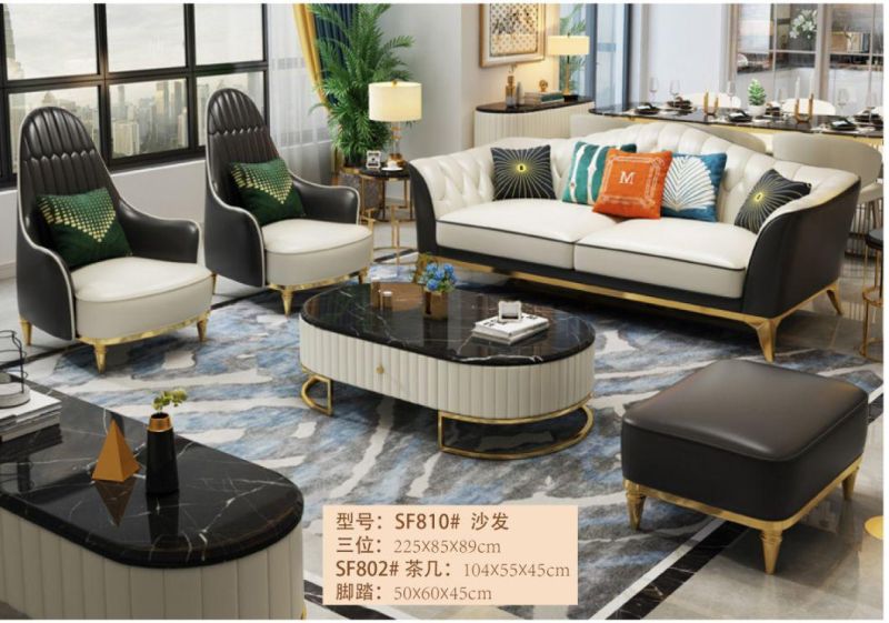 Wholesale High Quality Living Room Leather Sofa