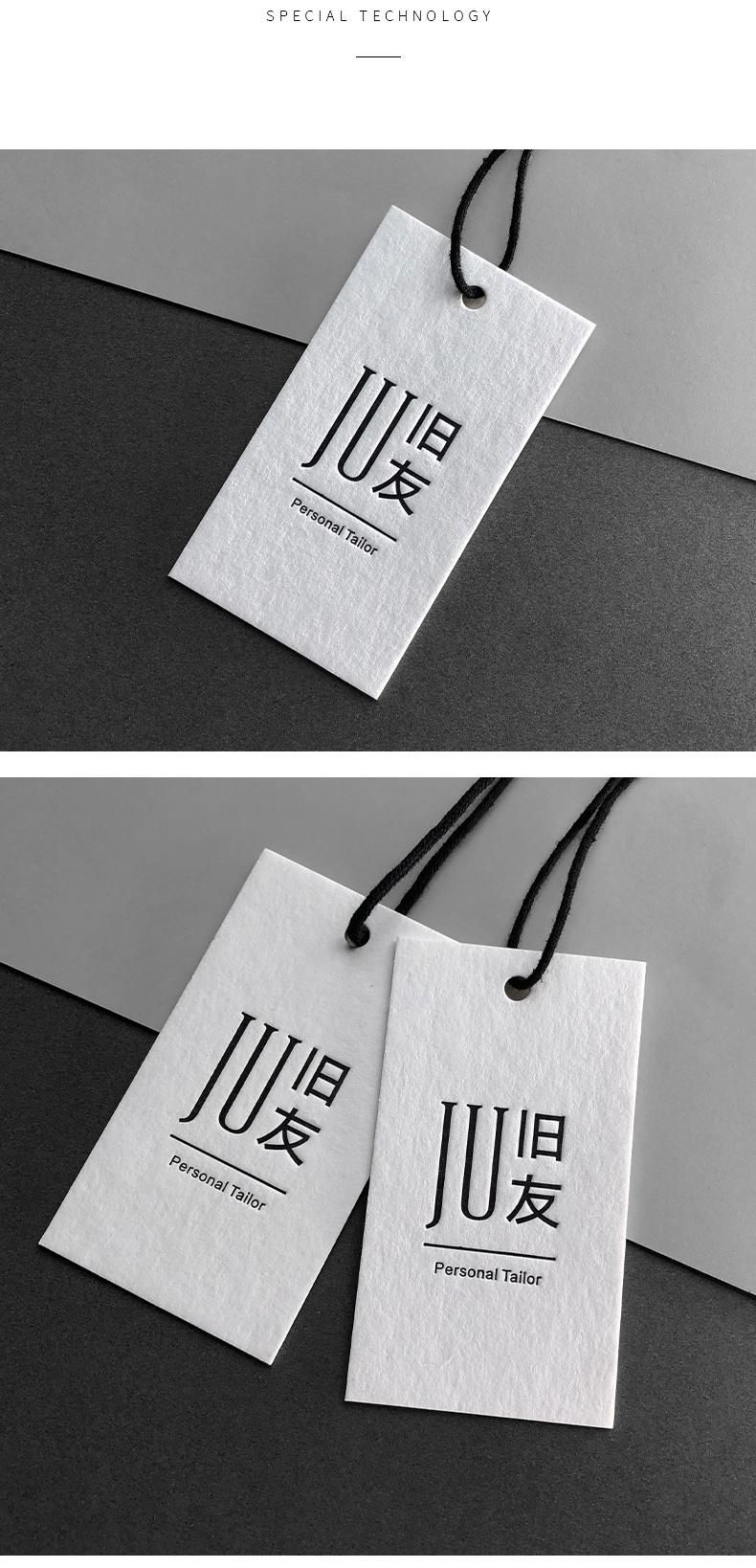 Hang Tags Apaparel PVC Tags with Gold Logo