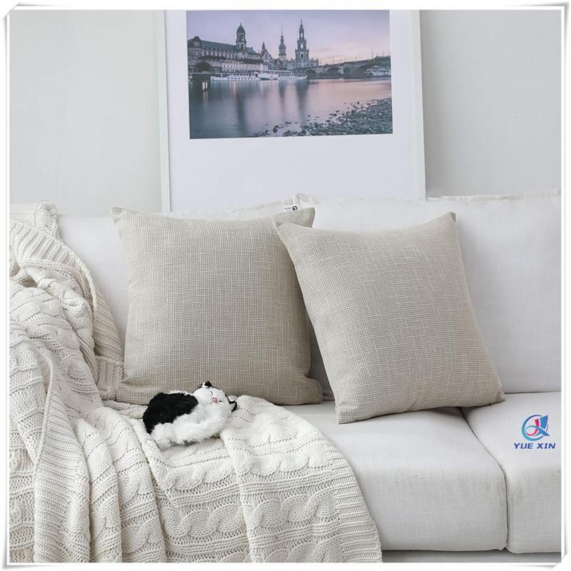 Textile Decorative Linen Pillow Cushion for Chair/Sofa/Bed/Car