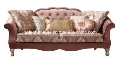 Italy Casa Antique Style Classical Home Furniture Fabric Sofa