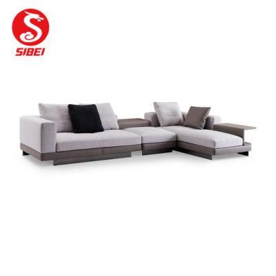 Fabric or Leather Living Room Sofa Furniture Set Home Hotel Sofa