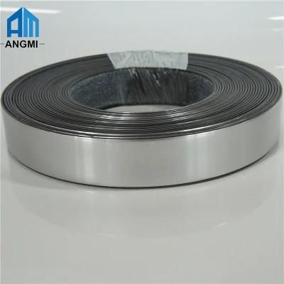 Angmi 2020 High Grade Silver PVC Edge Banding Tape Furniture Accessories