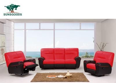 Good Quality Rocking Sofa Set 6 Seater Couch, Modern Leather Sofa, Luxury Living Room Furniture