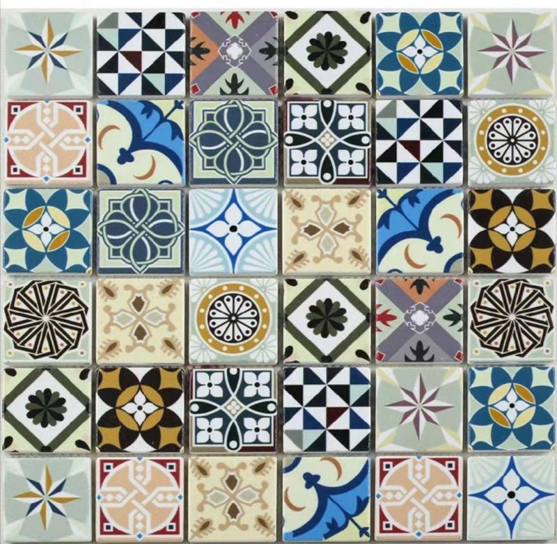 Stone Mosaic of Color Print Ink Jet, Used for Kitchen, Sofa Background