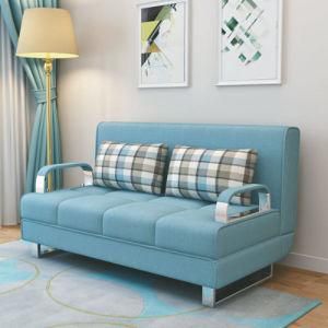High Quality Fabric Modern Futon Loveseat Sofa Bed (1807)