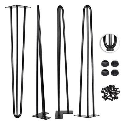 Hairpin Legs Wholesale Iron Steel Restaurant Desk Feet Metal Bench Coffee Dining Furniture Table Hairpin Legs