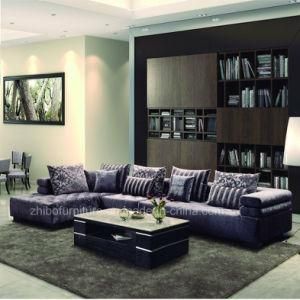 Classical Style L Shape Fabric Sofa for Living Room Furniture