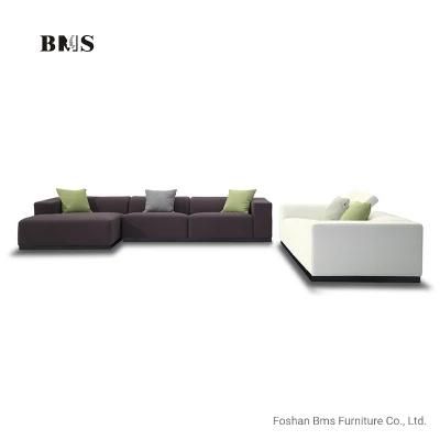 Modern Design Living Room Adjustable Backrest Corner Sofa