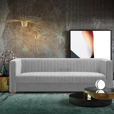 Modern Luxury Velvet Fabric Sofa for Home