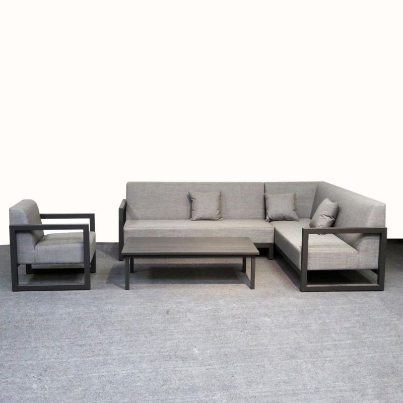 Outdoor Fabric Lounge Sofa Set Garden Sofa Set Patio Furniture Hotel Lounge