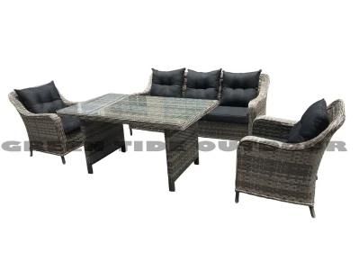 Wholesale Outdoor Garden Rattan Wicker Patio Furniture High Table Sofa Set 4PCS
