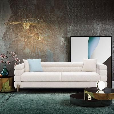Contemporary Velvet Fabric York Sofa Modern Upholstered Living Room Furniture for Home