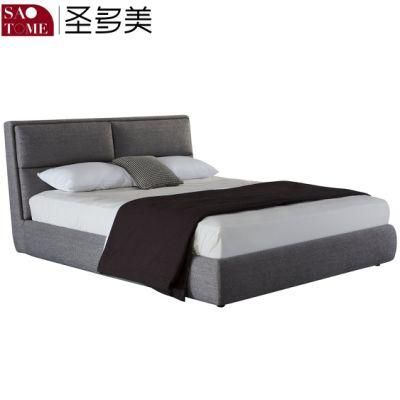 Modern Solid Wooden Home Bedroom Hotel Furniture Sofa 180m Double King Bed