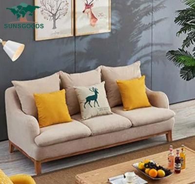 Custom Made Lawson Sofa in Foshan 3 Seater Fabric Sofa