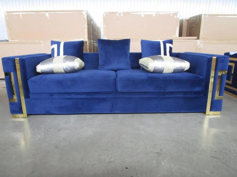 Metal Frame Fabric Sofa for Living Room