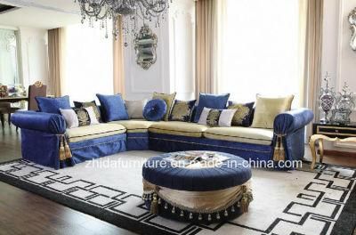 Luxury Classical Living Room Furniture Fabric Sectional Sofa
