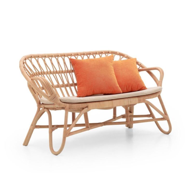 Hospitality Event Furniture Natural Cane Sofa