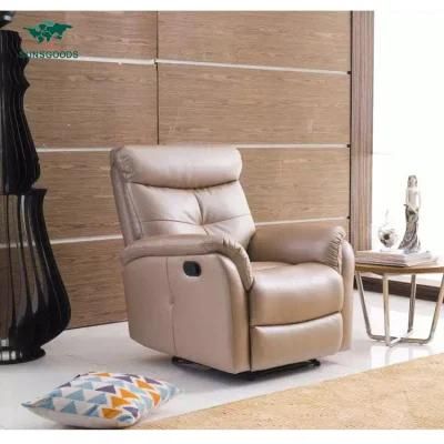 Modern Style Luxury Classic European Design China Couch Genuine Leather Recliner Sofa