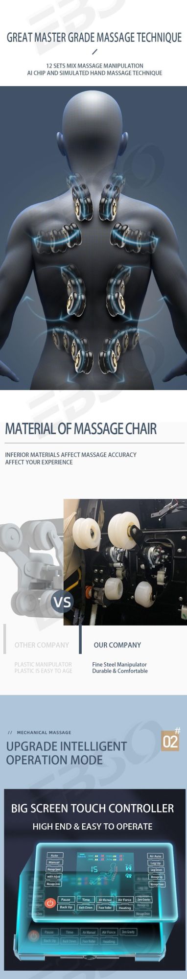Balance Wellness Zero Gravity Electric Massage Sofa