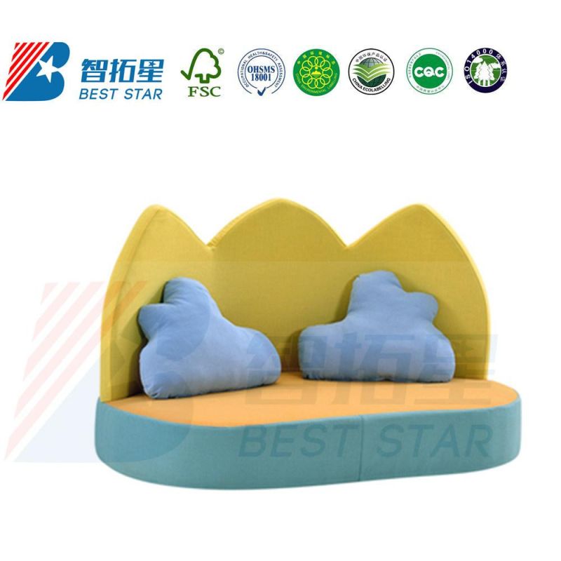Kid′s Cartoon Sofa, Kindergarten and Preschool Playroom Sofa