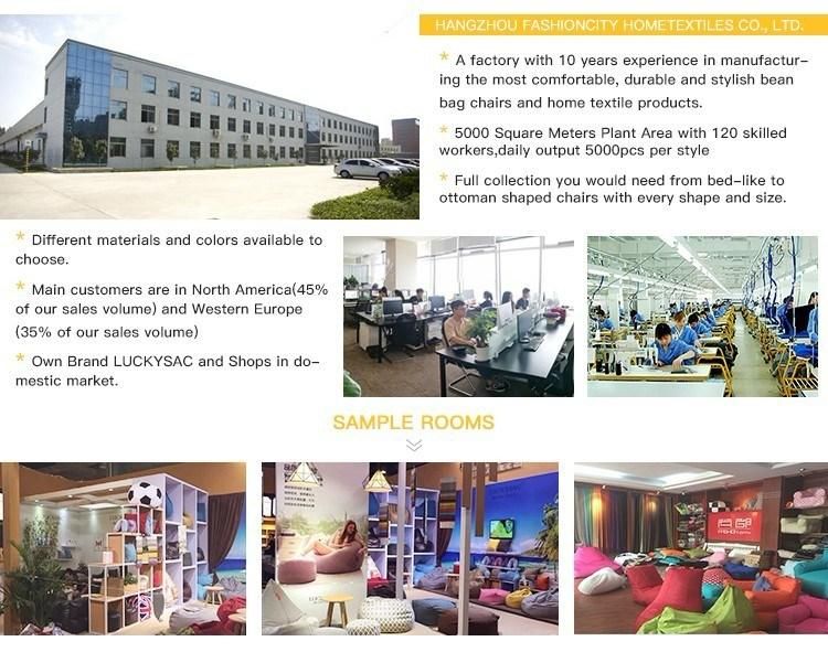 80*70cm Amzon Hot Sale Luckysac Tom Drop Bean Bag Skin Friendly Fabric Living Room Sofas for Kids and Adult