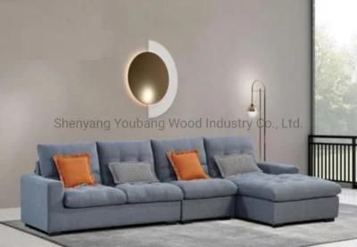 Living Room Furniture Sofa Set Luxury House Modular Sofa Set Leather Upholstery Fabric Sectional Sofa