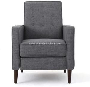 Modern Living Room Push Back Upholstered Fabric Recliner Sofa