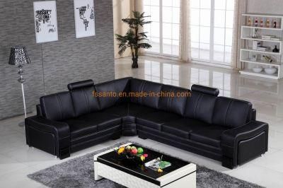 European Style Living Room Customized Size 6 Seats L Shape Home Furniture Fabric Corner Sofa