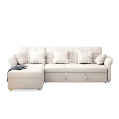 Factory Cheap Sofa Bed with Storage Ottoman Sofa Cum Bed