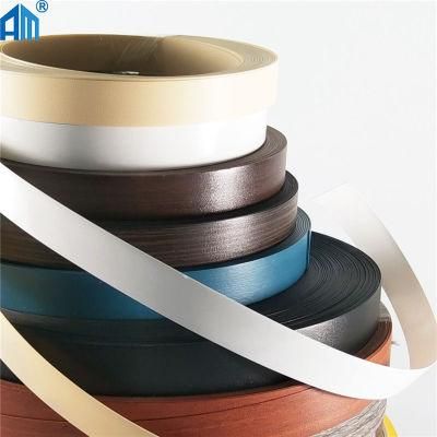 Flexible Furniture Accessories High Gloss / Embossing / Wood Grain / Solid Color PVC Edge Banding Factory Directly