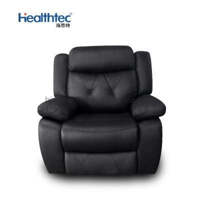 Healthtec Large Size Home Furniture 3 2 1 Reclining Leather Sofa Set