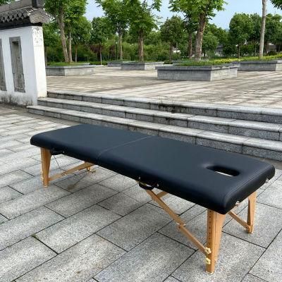 Beauty Equipment Stretcher Portable Massage Table Wooden and Foladbale Beauty Bed Couch