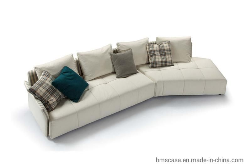 Modern Style New Design Curved Shape Sectional Sofa