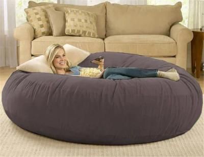 Nova Wholesale Home Leisure Comfortable Fine Linen Fabric Sofa Bean Bag