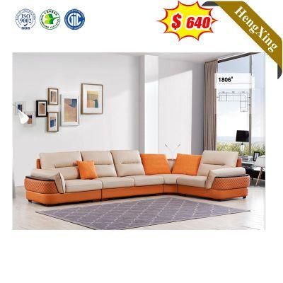 Factory Direct Modern Home Living Room Furniture Sectional White L Shape Chaise Lounge Recliner Sofa Leather Sofa