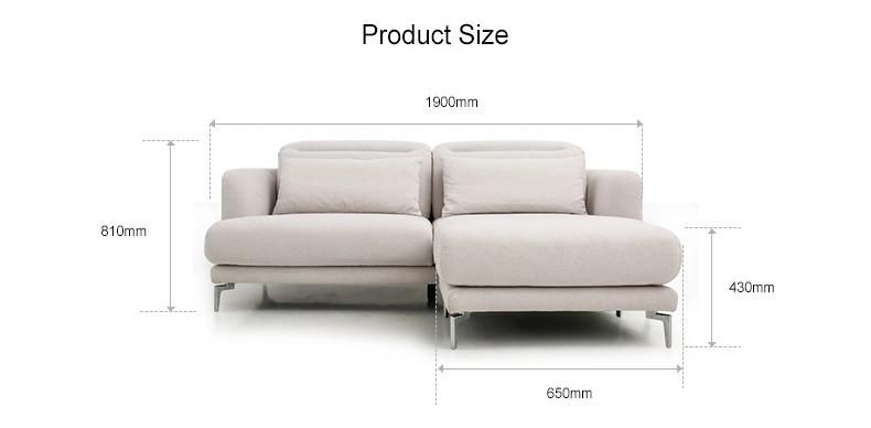 Fabric Non Inflatable 3 Seats Home Furniture Modern Design Sofa