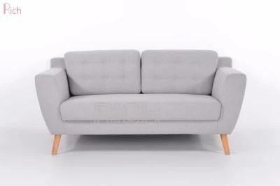 Office Used Wooden Two Seat Love Chair Sofa Design